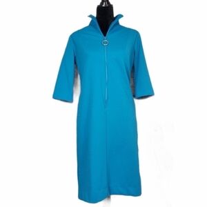 VINTAGE Mini Mod Dress Euc in Teal Small